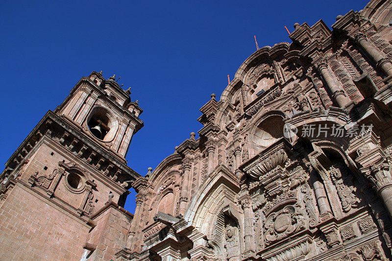秘鲁:La Compa教堂?在库斯科的耶稣大教堂